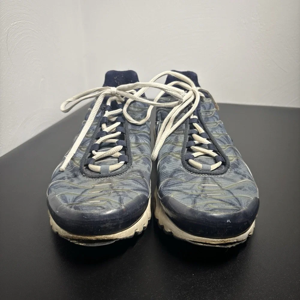 Nike Air Max Plus Men's Navy Palm Trees 604133-449 Size 9 2013‎